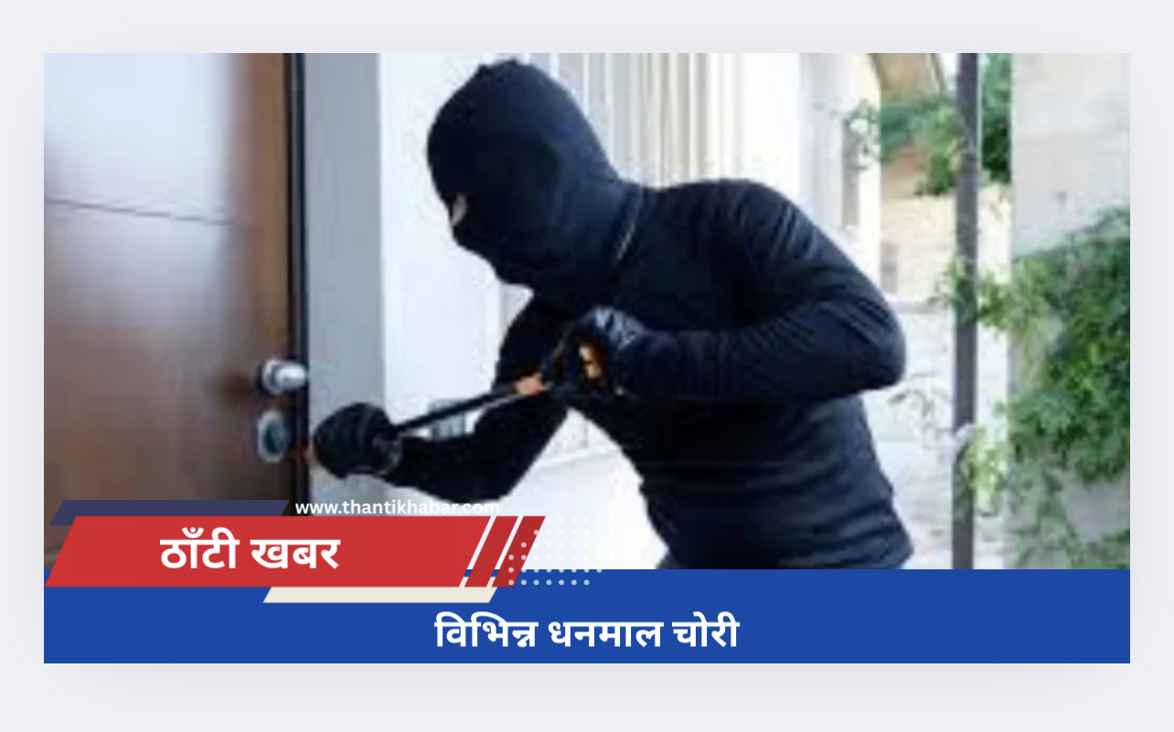 विभिन्न धनमाल चोरी