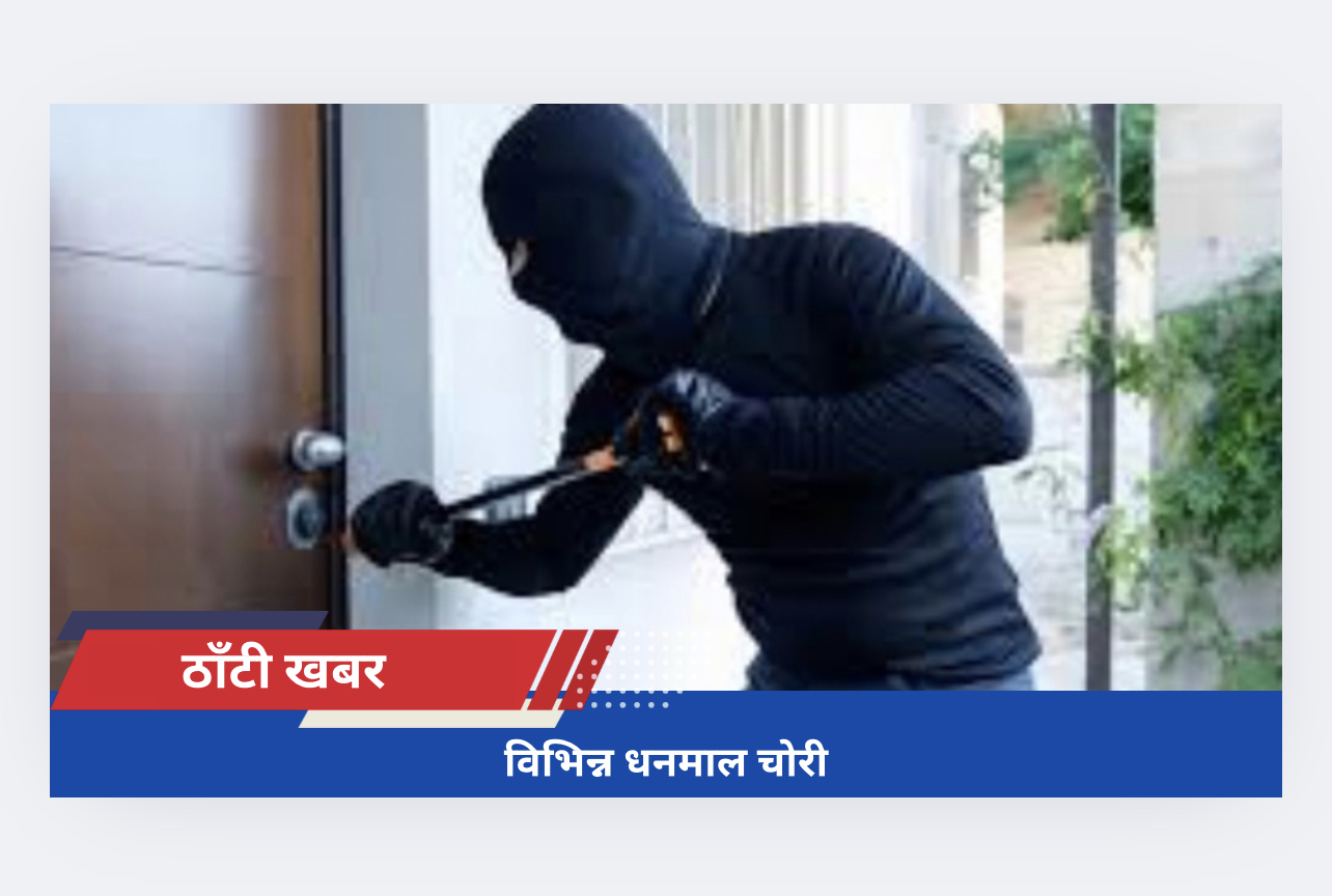 विभिन्न धनमाल चोरी