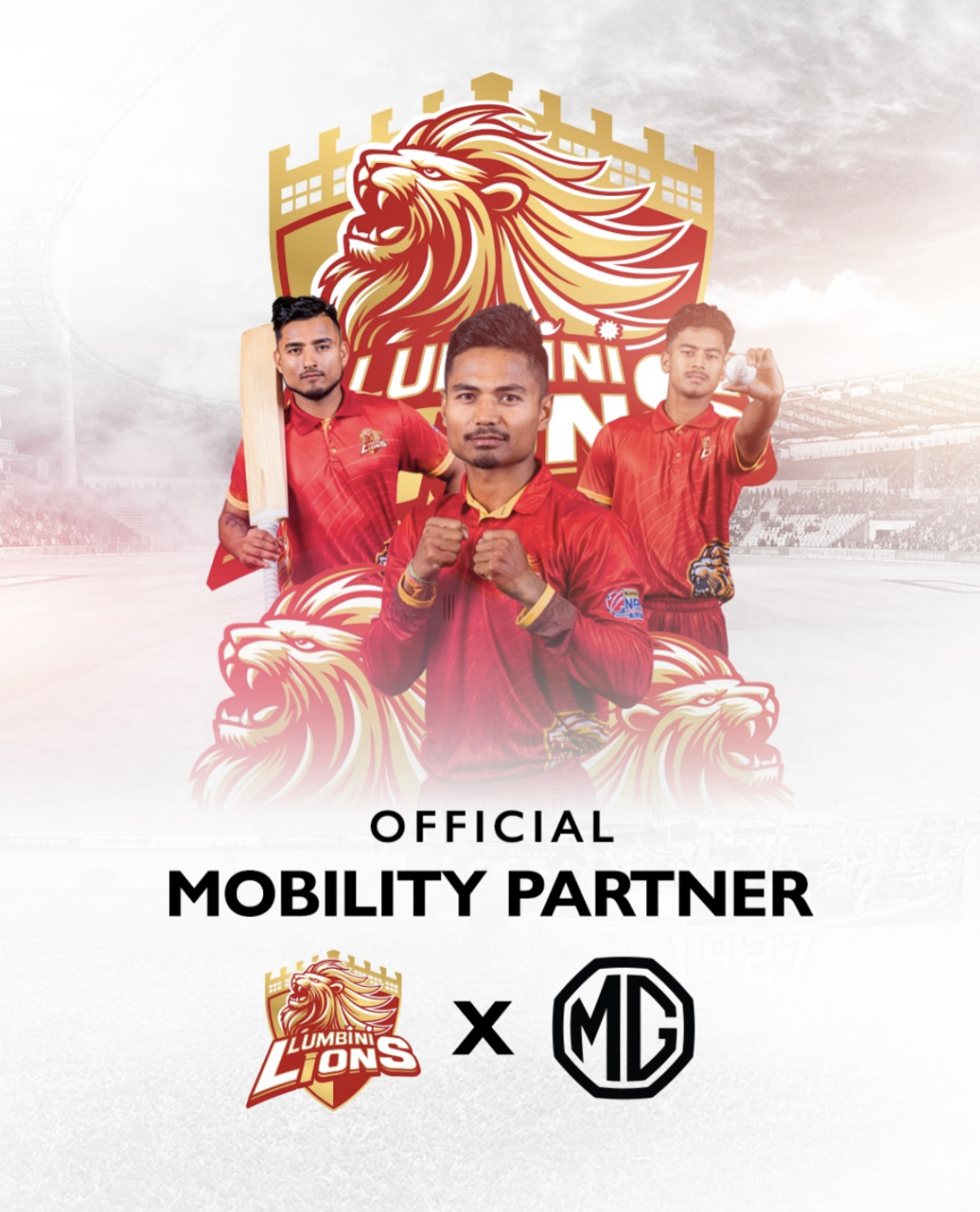 MG Drives Lumbini Lions Forward as Official Mobility Partner in NPL
