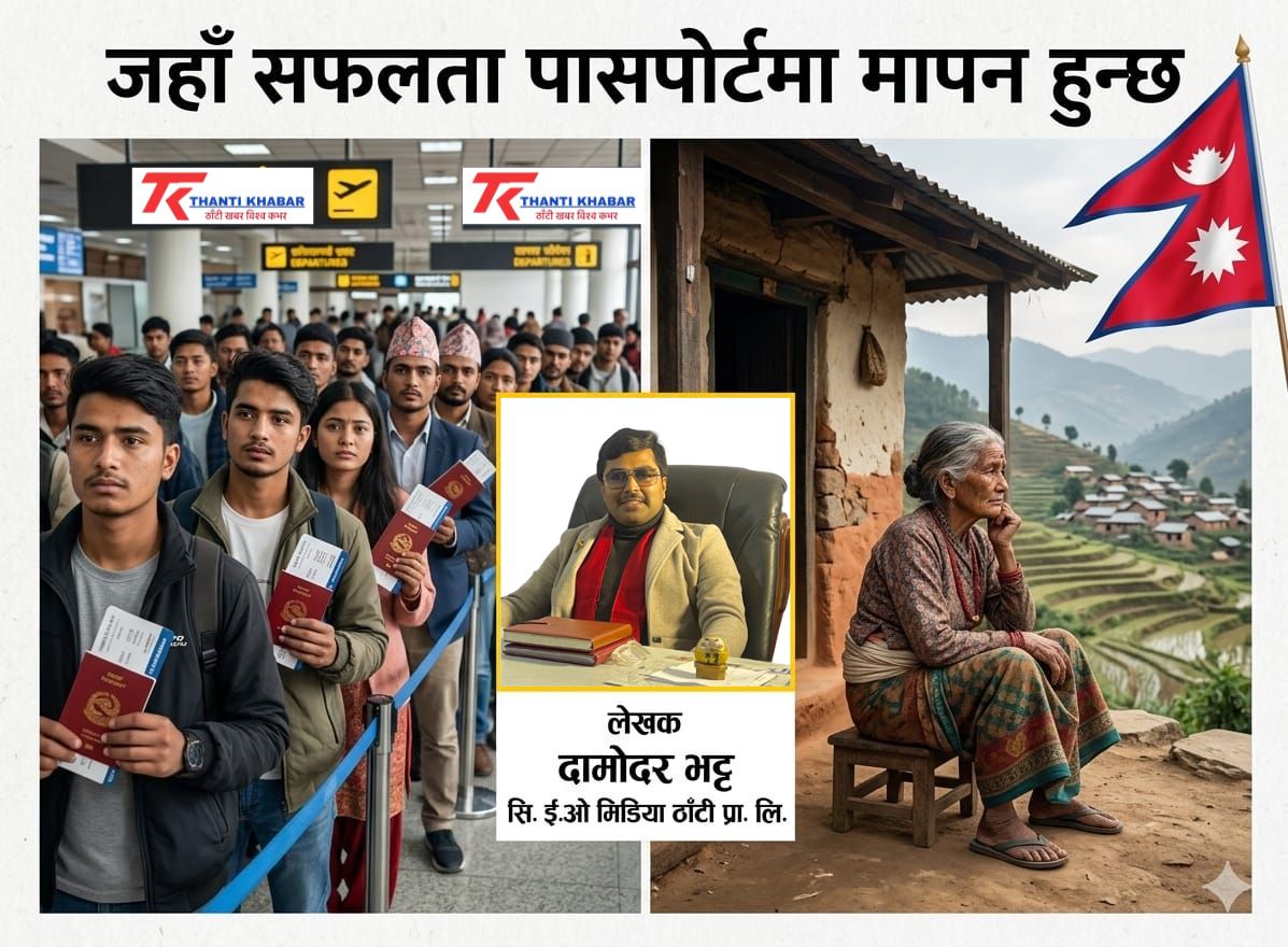 “जहाँ सफलता पासपोर्टमा मापन हुन्छ”