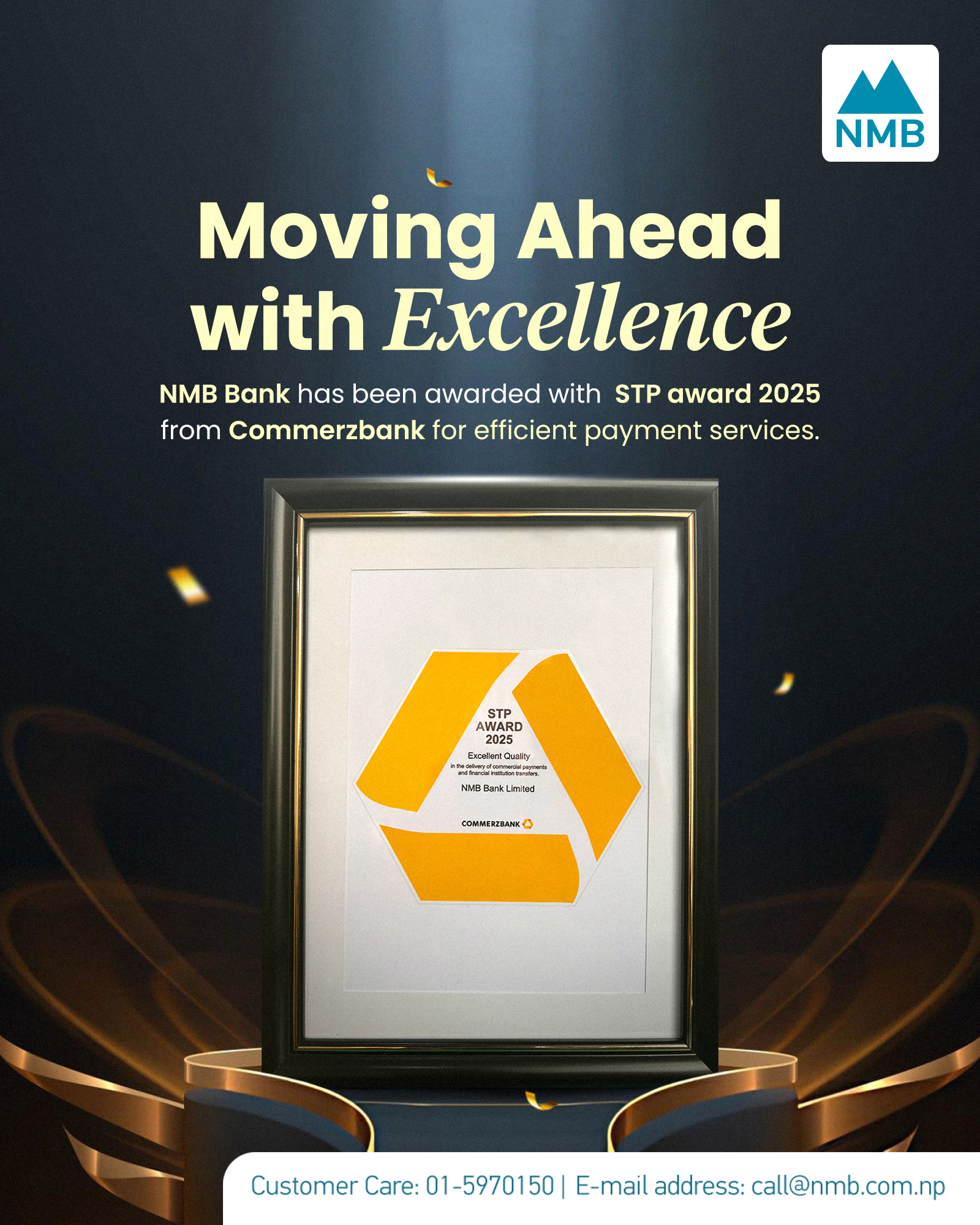NMB Bank Wins Prestigious STP Award 2025 from Commerzbank
