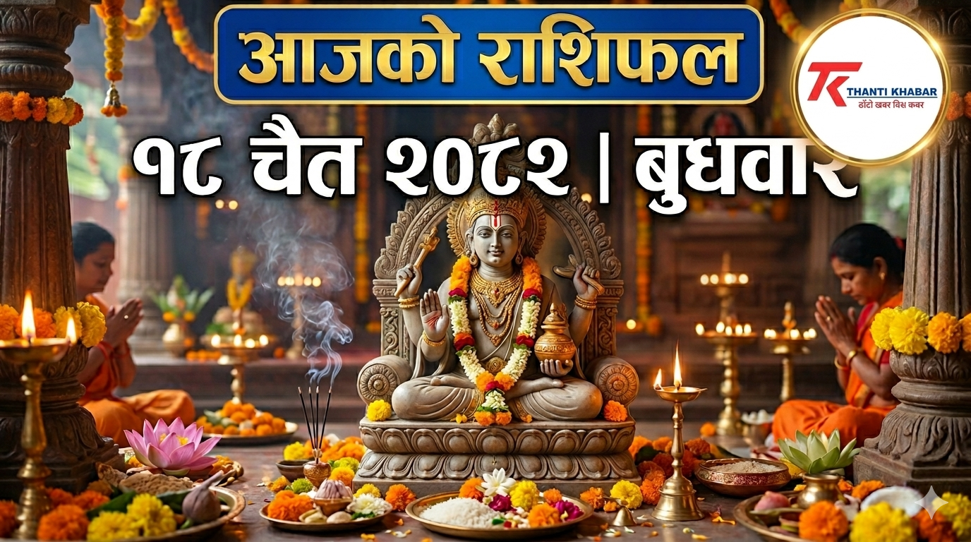 आजको राशिफल: १८ चैत २०८२, बुधवार