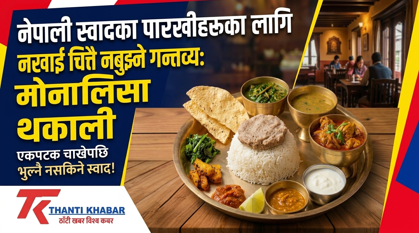 नेपाली स्वादका पारखीहरूका लागि नखाई चित्तै नबुझ्ने गन्तव्य: मोनालिसा थकाली